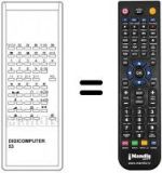 Replacement remote control DIGICOMPUTER 53