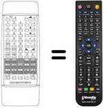 Replacement remote control DIGICOMPUTER 58 KEYS