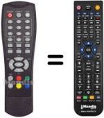 Replacement remote control Sunstech DTB-P200