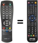 Replacement remote control Ctc DVB-T 818