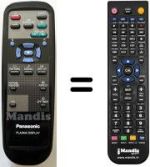 Replacement remote control National TH-37PW4 EX