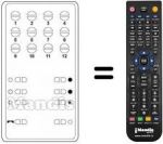 Replacement remote control UNIVERSUM 9255837