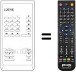 Replacement remote control FB 50 VCR