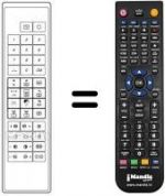 Replacement remote control UNIVERSUM 7257777