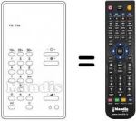 Replacement remote control FB 739