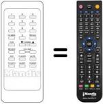 Replacement remote control LG CMT 9842