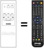 Replacement remote control FS 604