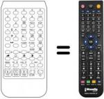 Replacement remote control TLV 6510
