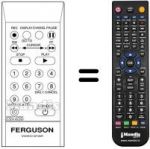 Replacement remote control FV 50B VIDEOSTAR
