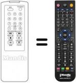 Replacement remote control LG GHV-1266 LR