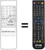 Replacement remote control Lenoir TV 6320 VR