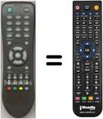 Replacement remote control RC 750