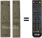 Replacement remote control HTDL 100