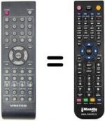 Replacement remote control Hyundai HXL 2070 DX