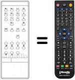 Replacement remote control INFRARED 1060HV