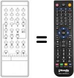 Replacement remote control INFRARED 2030M