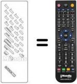 Replacement remote control INFRARED 2060