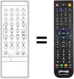 Replacement remote control INFRARED 2060M