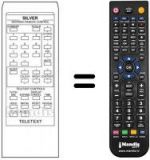 Replacement remote control INFRARED REMOTE CONTROL