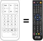 Replacement remote control 590619-5