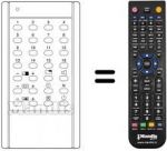 Replacement remote control IR 16 FACH