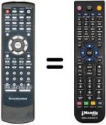 Replacement remote control JX-1000C(2)