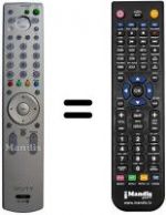 Replacement remote control Sony KE-P42 XS1