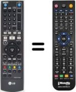 Replacement remote control LG RHT-599 H