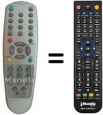 Replacement remote control LG 6710V00061M