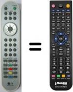 Replacement remote control 6710V00126R