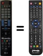 Replacement remote control AKB72914271