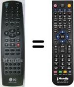 Replacement remote control LG CF 21T24 T