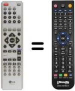 Replacement remote control Goldstar LH-T 6345