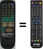 Replacement remote control JVC HR-J648