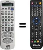 Replacement remote control JVC HR-S9700