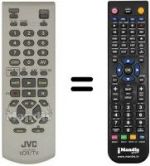 Replacement remote control JVC HR-V500