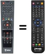 Replacement remote control Tokai LTL 1902 S