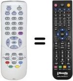 Replacement remote control MB 105