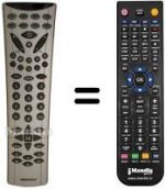 Replacement remote control NordMende MD 7330 TJ