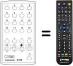 Replacement remote control MECATRON 6709