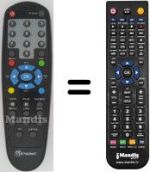 Replacement remote control Metronic ZAPBOX SMART 2