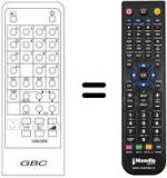 Replacement remote control MG 2572