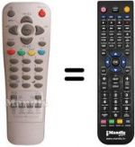 Replacement remote control Sinudyne 17350