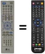 Replacement remote control N 148 B