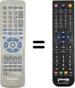 Replacement remote control Panasonic NV-FJ420