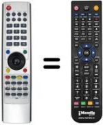 Replacement remote control NordMende N 4202 PB