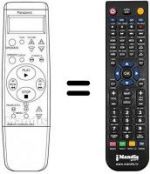 Replacement remote control Panasonic NV-SD35