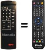Replacement remote control SR 031 A