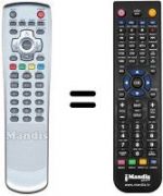 Replacement remote control Diamond PDP 42 NEBL-V7