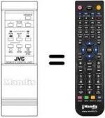 Replacement remote control PQ 10344 B